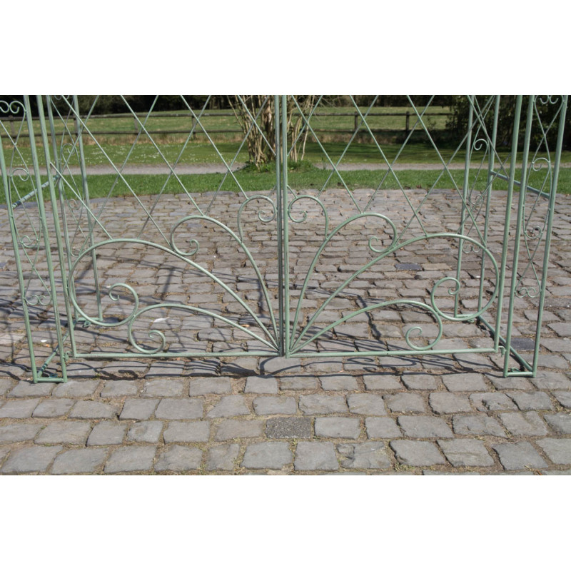 Arche de roses avec portail Melissa vert antique