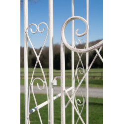 Arche de roses avec portail Melissa crème antique