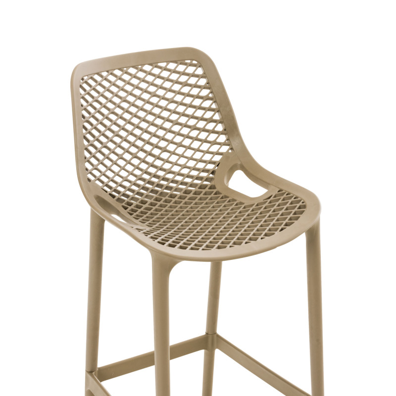 Ensemble de 2 tabourets de bar Air boue