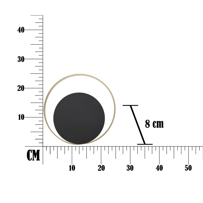 LAMPE MURALE NAVETTE CM25x8x25