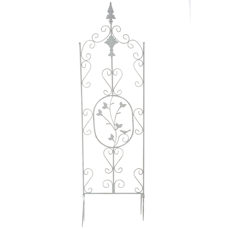Reja Outdoor De Metal Burgus Decorativa Blanco antiguo