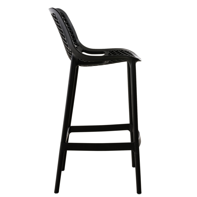 Ensemble de 2 tabourets de bar Air noir