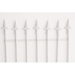 Griglia per Piante Rampicanti Elisa in Metallo bianco