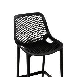 Ensemble de 2 tabourets de bar Air noir