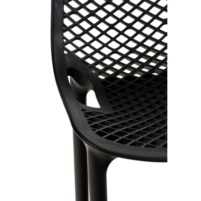 Ensemble de 2 tabourets de bar Air noir