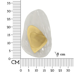 APPLIQUE OCEAN GOLD CM 21X8X31