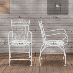 Silla de Exterior Sheela Blanco