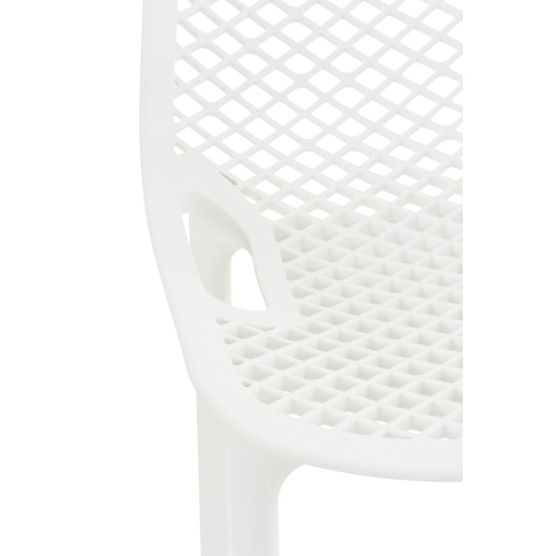Ensemble de 2 tabourets de bar Air blanc