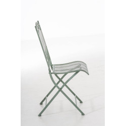 Chaise Kiran vert antique