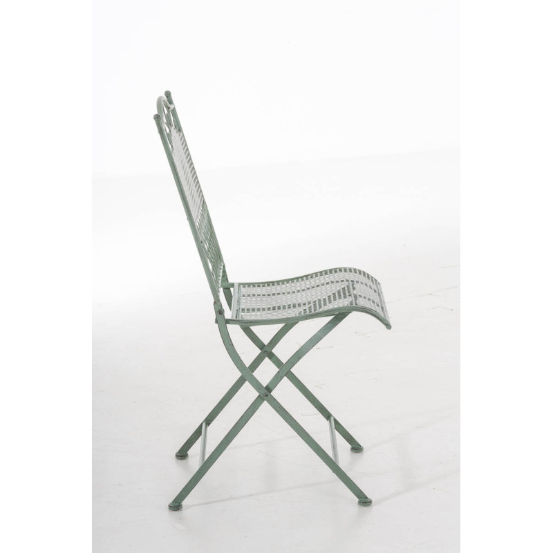 Chaise Kiran vert antique