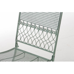 Chaise Kiran vert antique