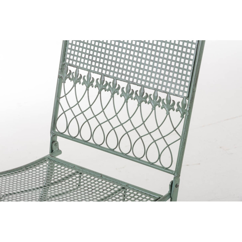 Chaise Kiran vert antique