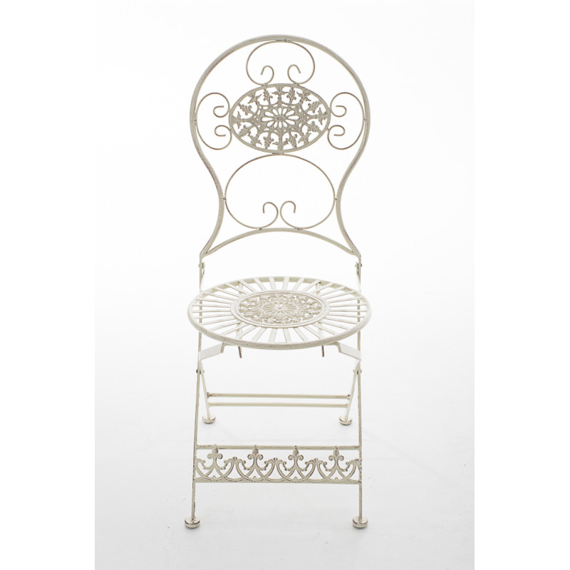 Silla Exterior Plegable Mani Crema antiguo