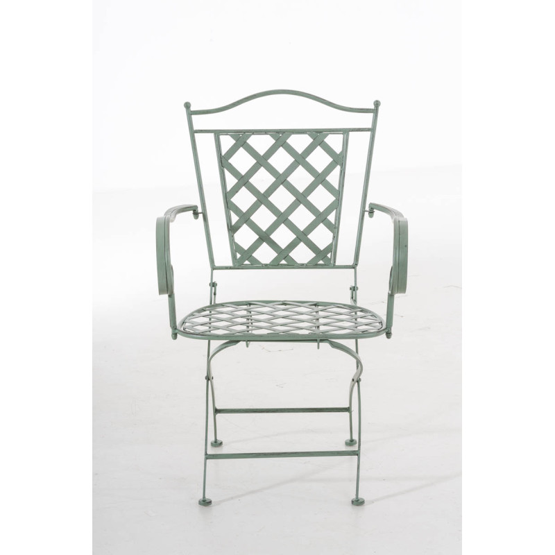 Chaise Adara vert antique