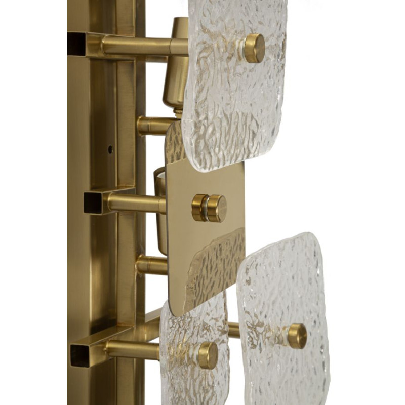 APPLIQUE EN VERRE CM 24X13X76