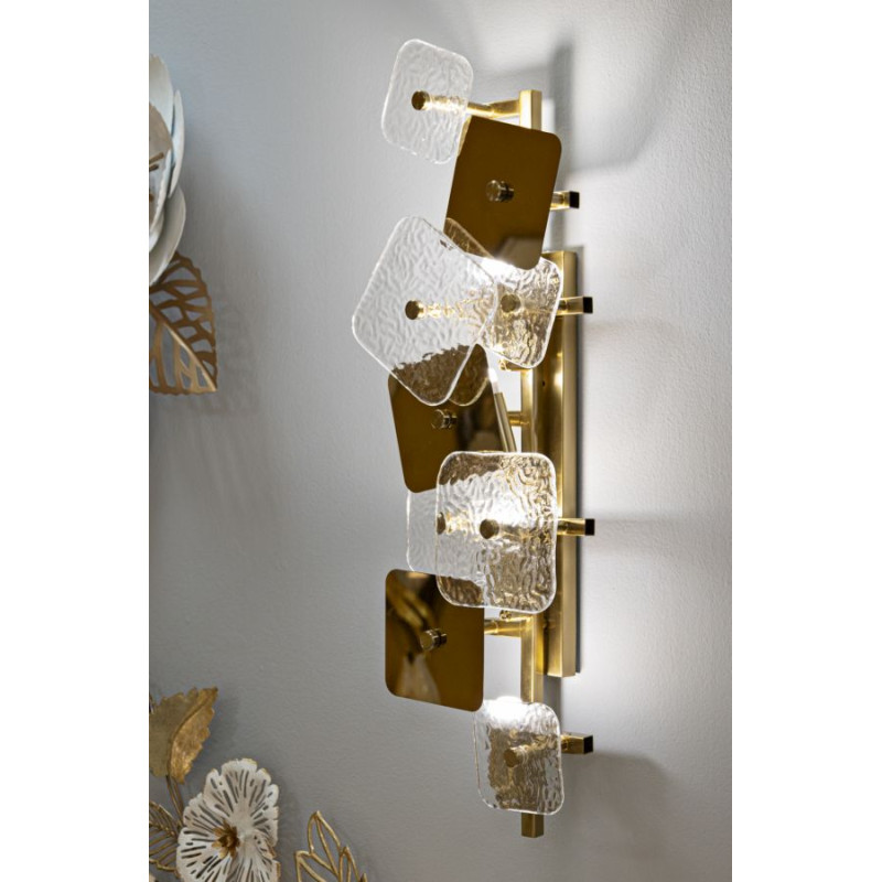 APPLIQUE EN VERRE CM 24X13X76