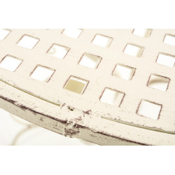 Mesa jardin Amanda Ø 70 cm Crema antiguo