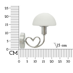 LOVY APPLIQUE ARGENTÉE CM 23X15X22