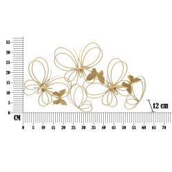 BOUGIE MURALE PAPILLONS CM 61X12X34