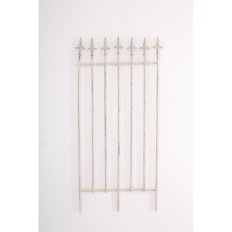 Reja De Metal Elisa Para Trepadoras Crema antiguo