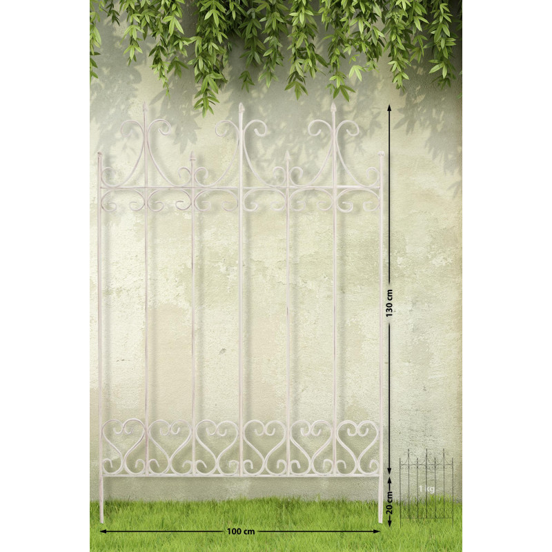 Espaldera Flieder 130 x 100 cm Crema antiguo