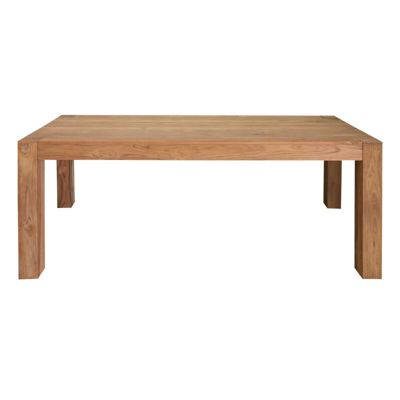 Table de Salle à Manger Home ESPRIT Marron bois de teck 200 x 100 x 76 cm