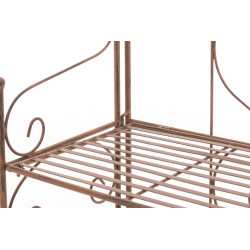 Estantería Plegable Decorativa Lenja Marrón antiguo