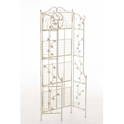 Estantería de Hierro Plegable Arona Crema antiguo