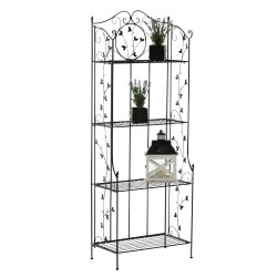 Étagère in Ferro Verniciato Arona nero