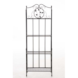 Estantería de Hierro Plegable Arona Negro