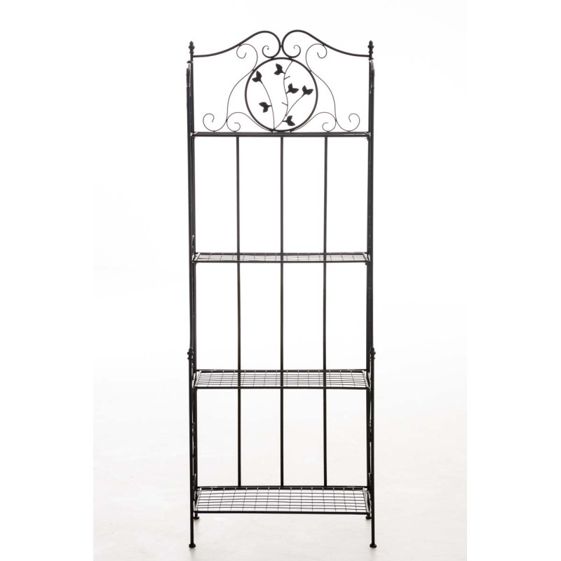 Estantería de Hierro Plegable Arona Negro