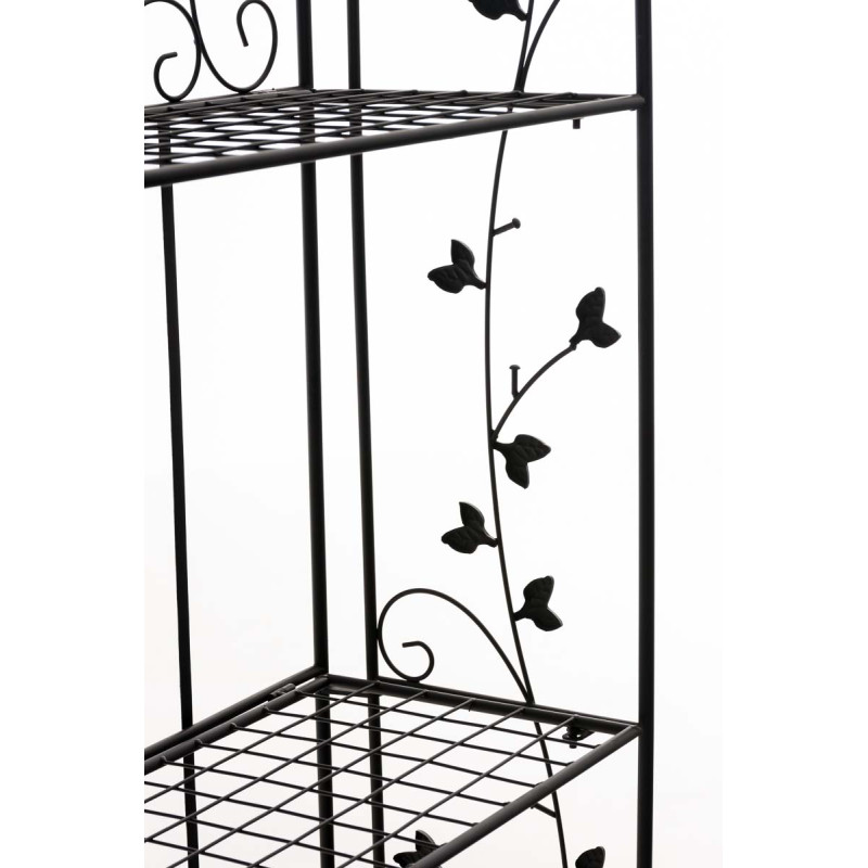 Estantería de Hierro Plegable Arona Negro