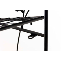 Estantería de Hierro Plegable Arona Negro