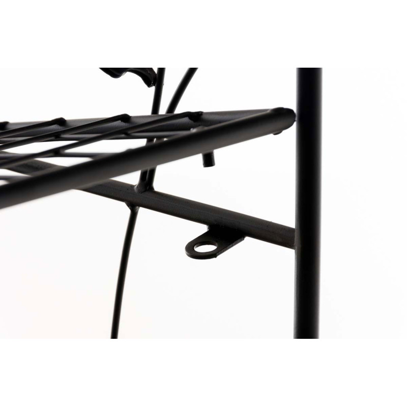 Estantería de Hierro Plegable Arona Negro