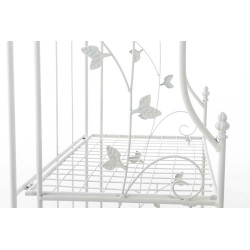 Estantería de Hierro Plegable Arona Blanco