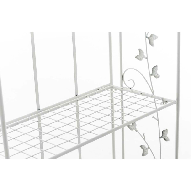 Estantería de Hierro Plegable Arona Blanco