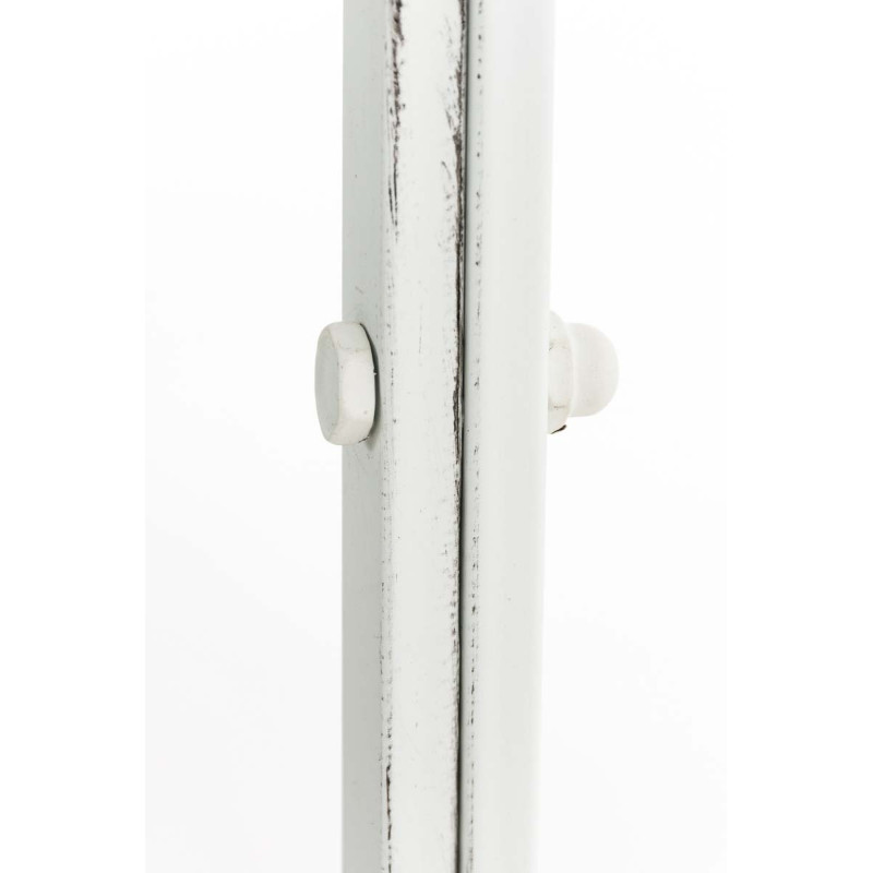 Pavillon semi-ouvert Rosie avec banc blanc antique