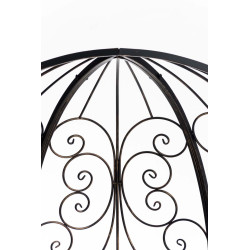 Pavillon semi-ouvert Rosie avec banc en bronze