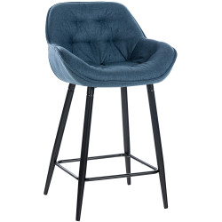 Tabouret de bar en tissu...