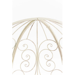 Pavillon semi-ouvert Rosie avec banc crème antique