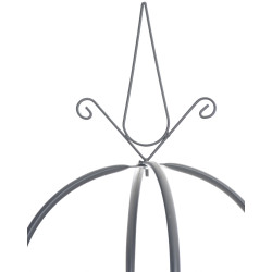 Supporto Piante Rampicanti Colonna Romantika nero,Set di 2