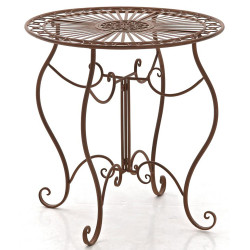 Table Indra marron antique