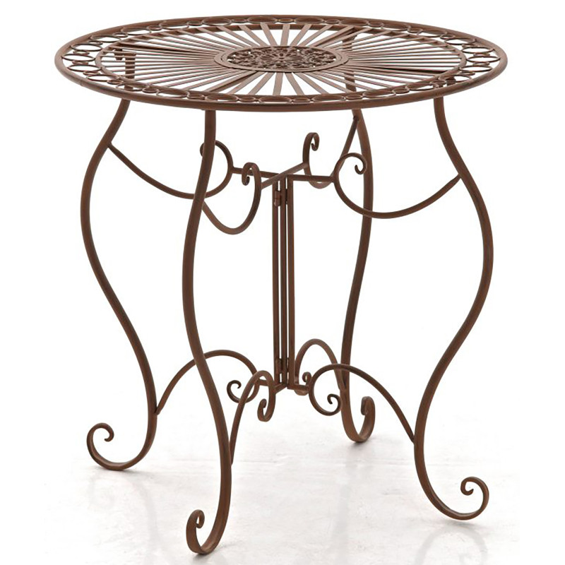 Table Indra marron antique