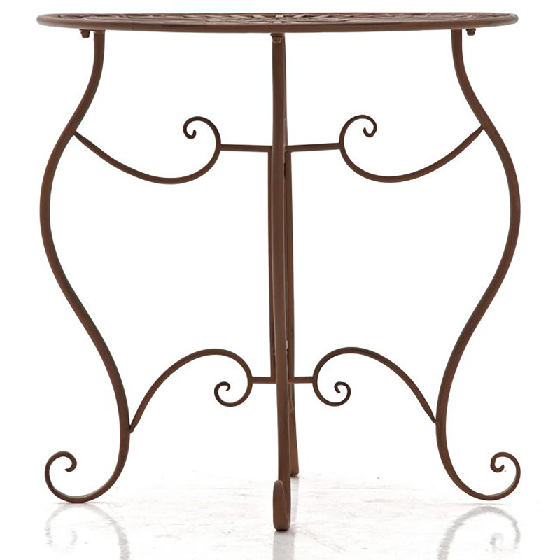Table Indra marron antique
