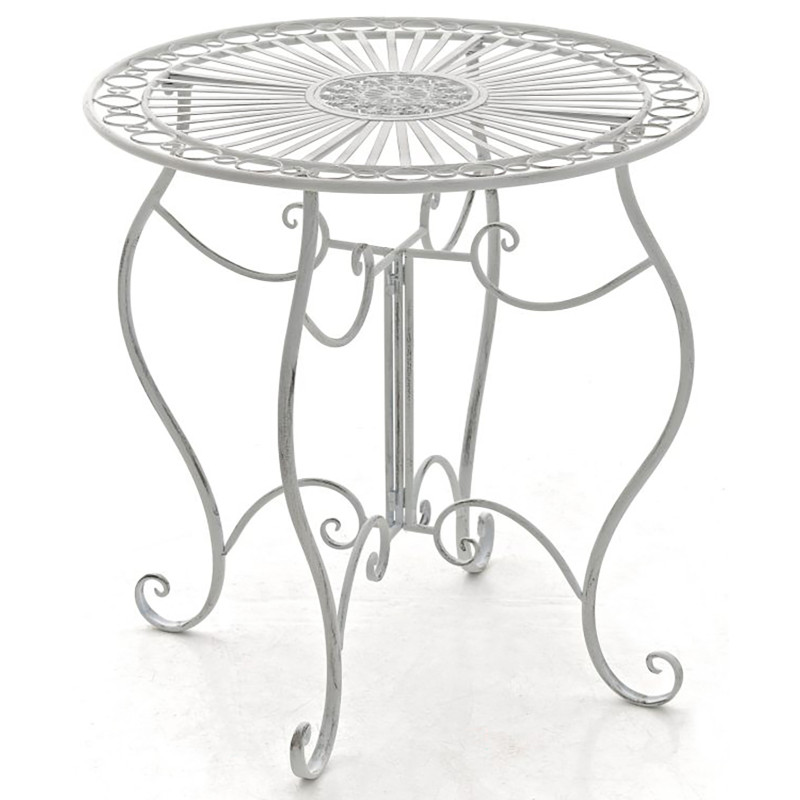 Table Indra blanc antique