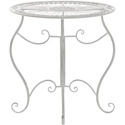 Table Indra blanc antique