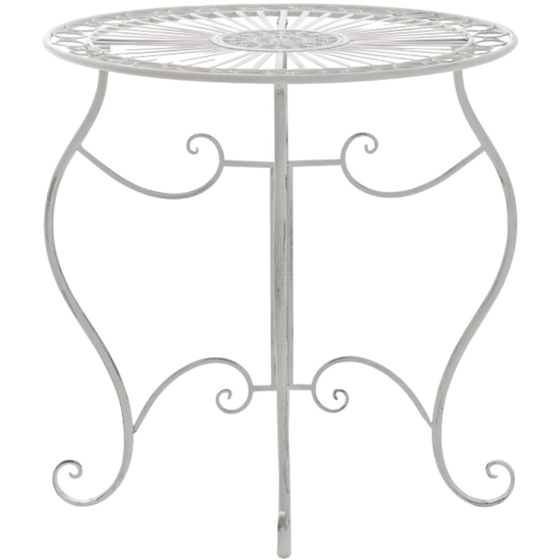 Table Indra blanc antique