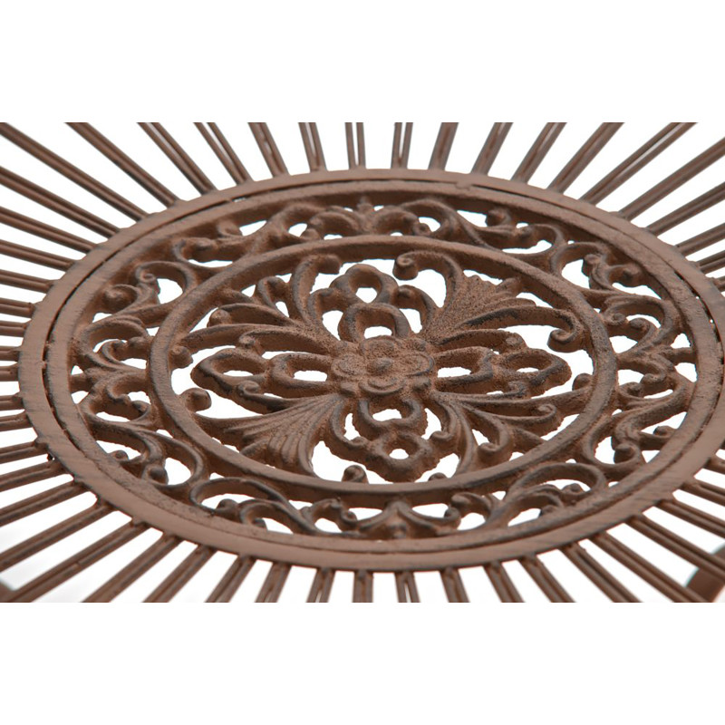 Table Sheela marron antique
