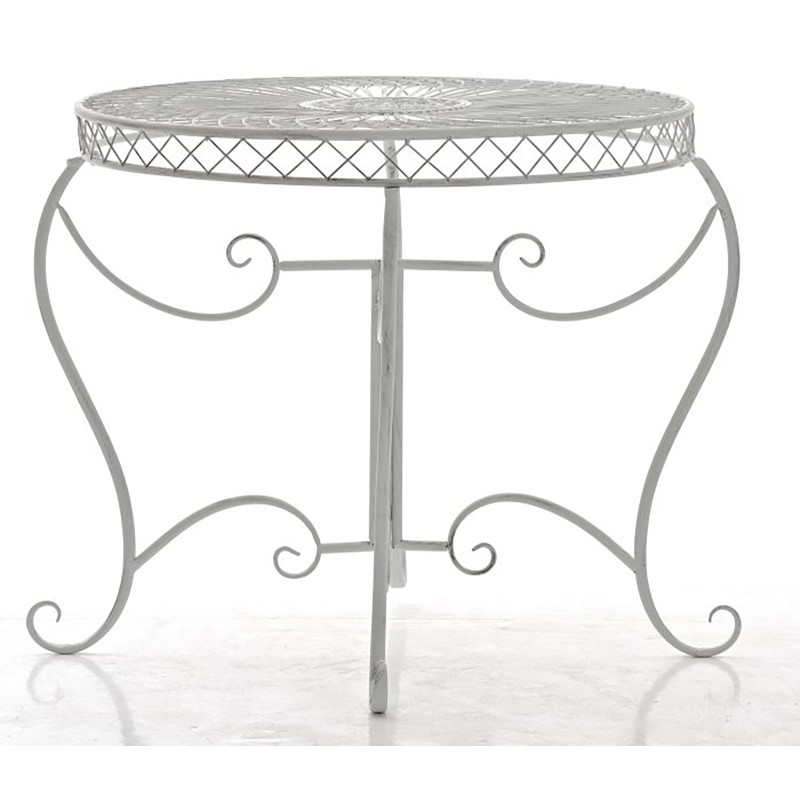 Table Sheela blanc antique
