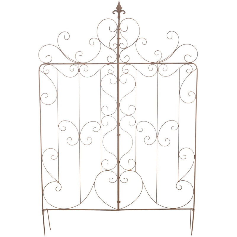 Treillis Mandevilla brun antique